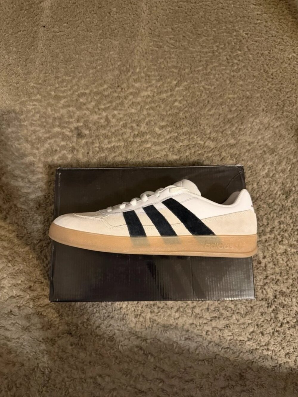 Size 11.5 - adidas Aloha Super White Black Gum